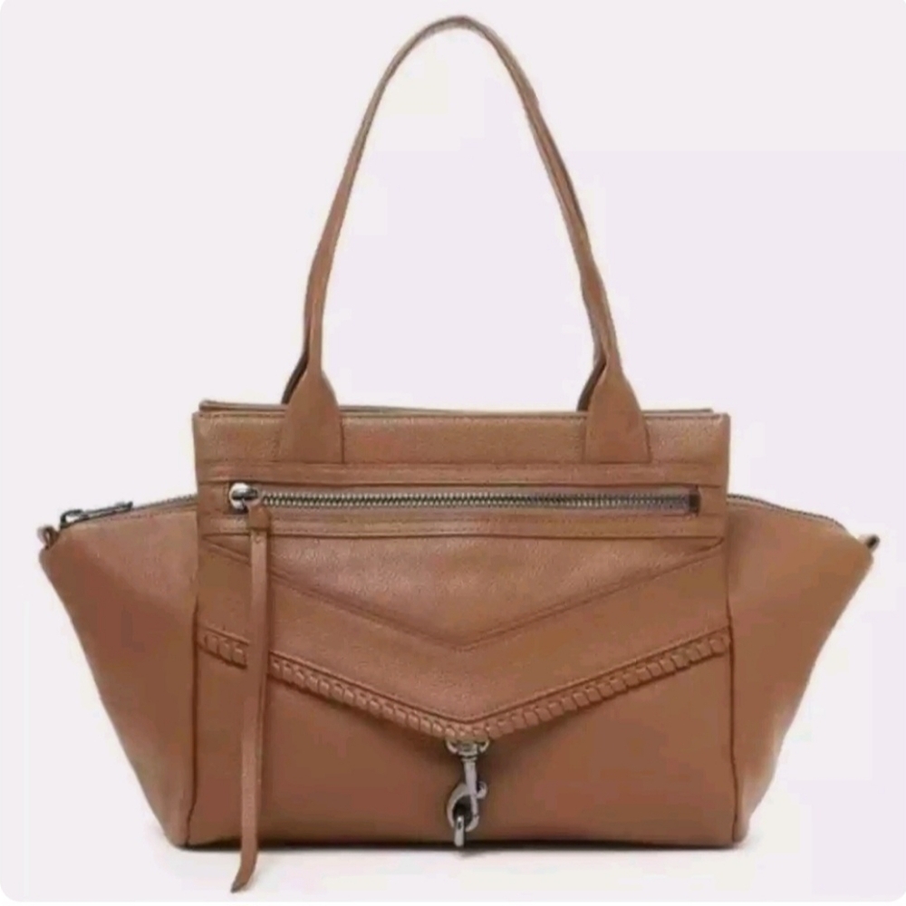 Nwt Botkier Trigger Leather Satchel, Caramel. - image 1